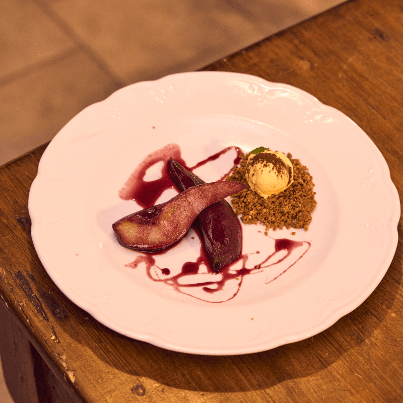 pera al vino pg cucina